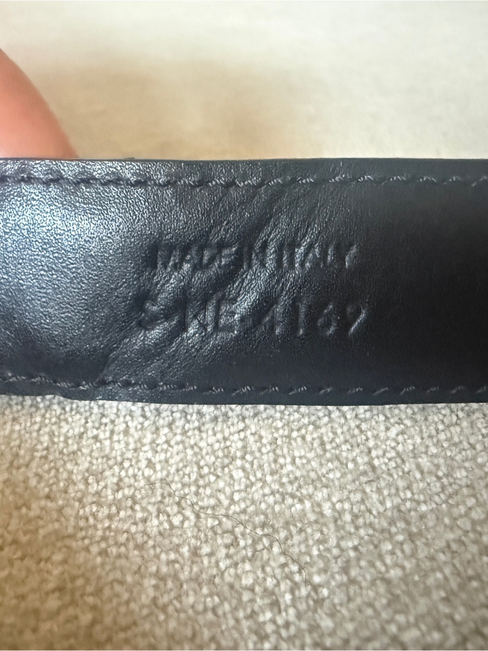 Celine Triomphe Belt in Snakeskin Leather - Picture 8 of 8